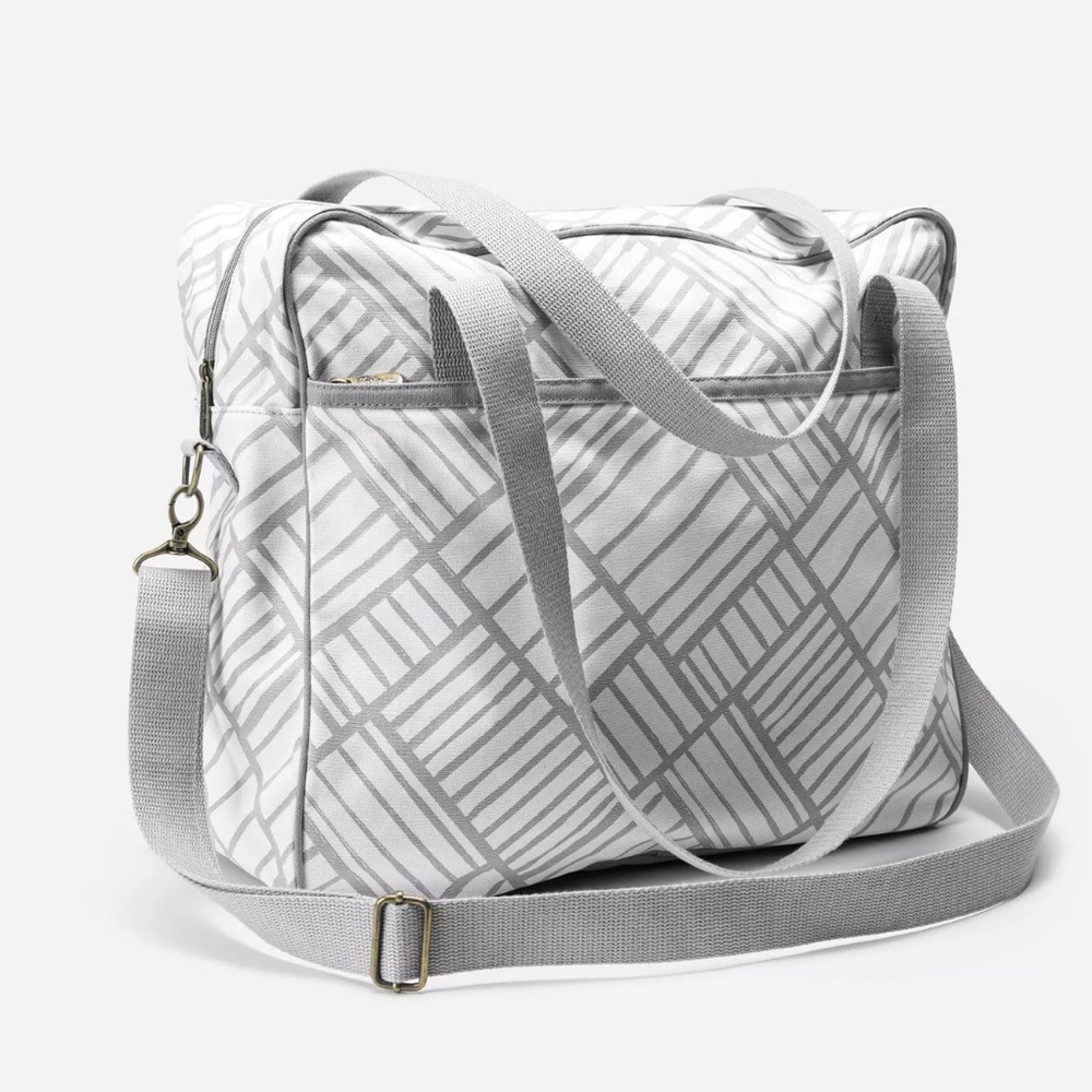 Thirty One Away For The Weekender in Grey Patchwork NWT